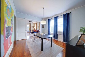 Dining - Historic Elizabeth Retreat | Private Porch & King Suite | 1st Floor Ease (Charlotte)