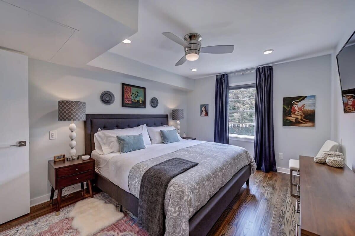 1 多间卧室、熨斗/熨衣板、旅行婴儿床、WiFi