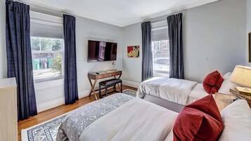 2 bedrooms, iron/ironing board, travel crib, WiFi