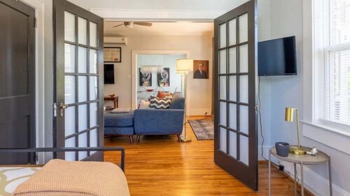 Uptown Charlotte Condo Balcony, 2BR & Free Parking