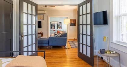 Uptown Charlotte Condo Balcony, 2BR & Free Parking