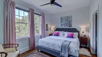 2 bedrooms, iron/ironing board, travel crib, WiFi