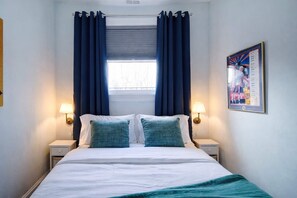 2 bedrooms, iron/ironing board, travel cot, WiFi