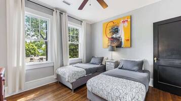 2 bedrooms, iron/ironing board, travel crib, WiFi