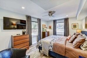 1 bedroom, iron/ironing board, travel crib, WiFi