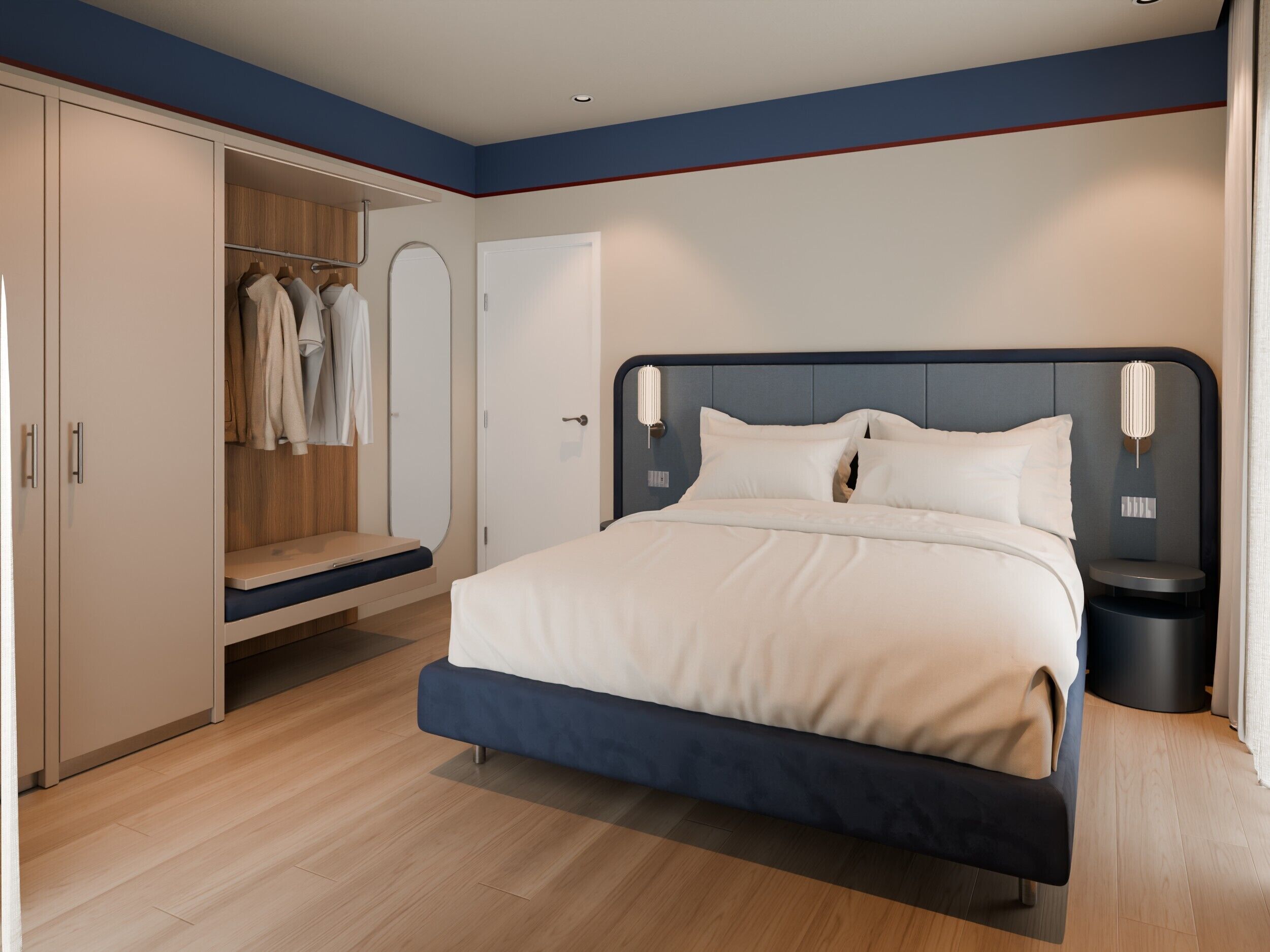 Zimmersafe, individuell dekoriert, individuell eingerichtet