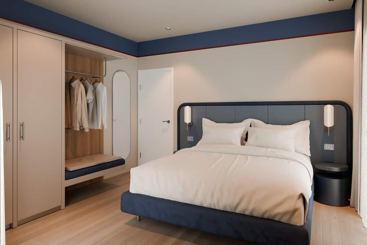 Zimmersafe, individuell dekoriert, individuell eingerichtet