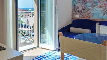 Suite vista mare laterale con balcone | Vista desde la habitación
