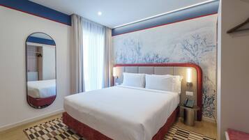 In-room safe, blackout drapes, soundproofing, WiFi (free)