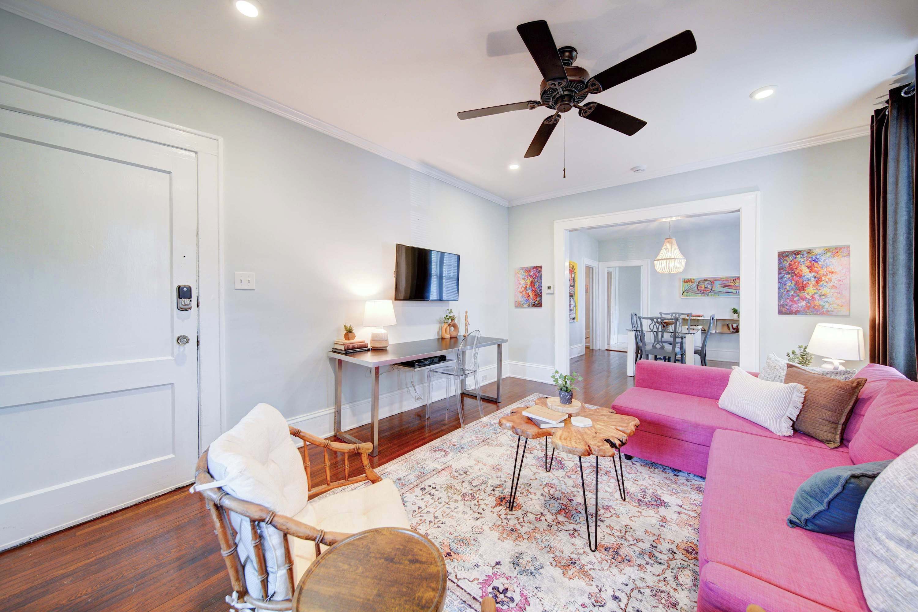 Settle in with a movie or your favorite show and enjoy a calm, cozy evening at home.