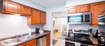 Playful, walkable, and comfortable, just steps from Mass Street.