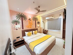 Deluxe Double Room | Laptop workspace, iron/ironing board, free WiFi - Hotel Ocean Grand (Varanasi)