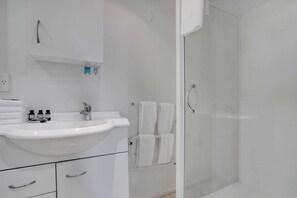 Hair dryer, towels, soap, shampoo - Compact Stay On Train One Stop to Eden Park (Grafton)