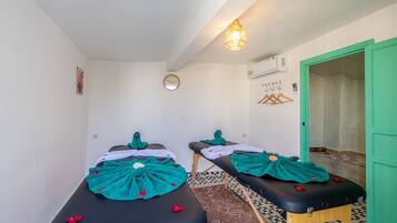 Kroppsbehandlingar, kroppsskrubb och massage