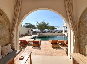 Superior Suite, Sea View | Terrace/patio