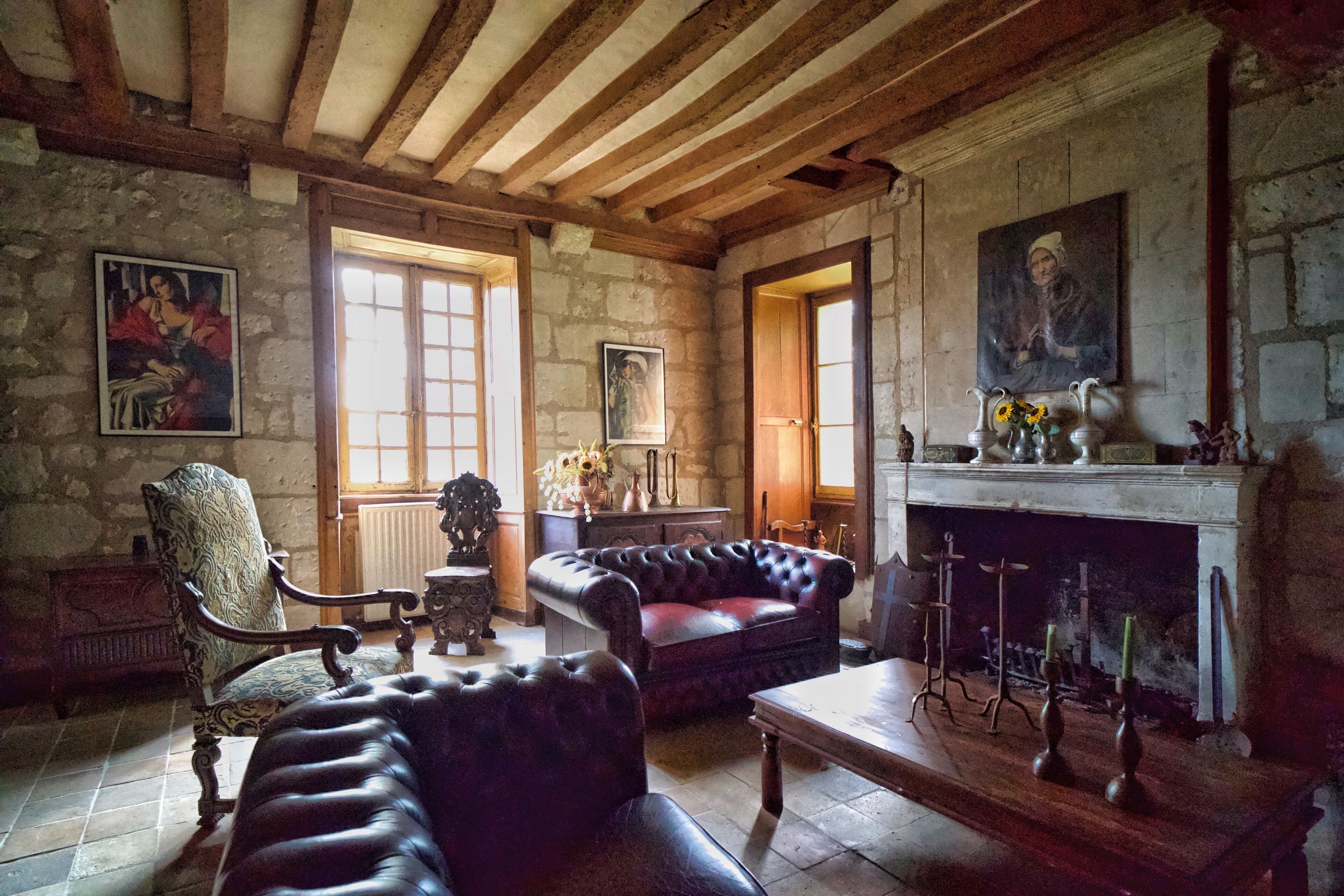 Cottage Supérieur, vue fleuve | Coin séjour