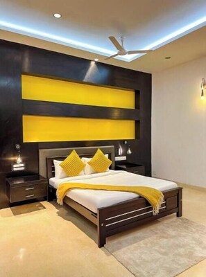 6 habitaciones, internet y ropa de cama