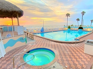 Pool - Breathtaking Oceanview Stay Just Steps FROM EVERYTHING! (Daytona Beach)