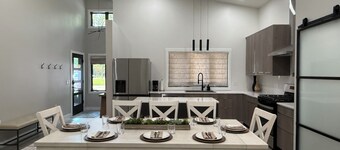 Glimpse of Whitefish-Modern, stylish home in peaceful setting in Crosslake, MN.