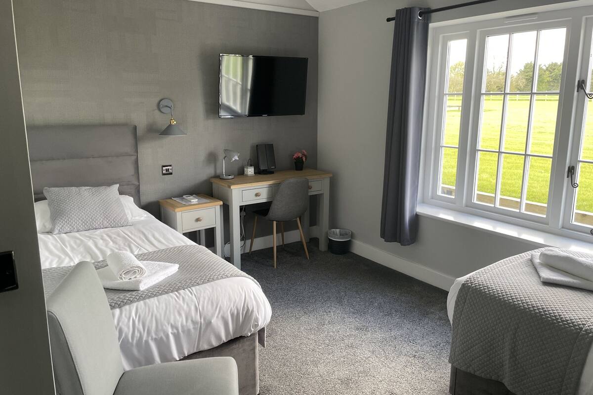Standard Twin Room, 2 Single Beds (Wet Room) | Hypo-allergenic bedding, desk, iron/ironing board, free WiFi
