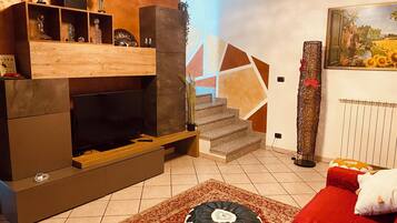 Smart TV, books, stereo, computer monitors