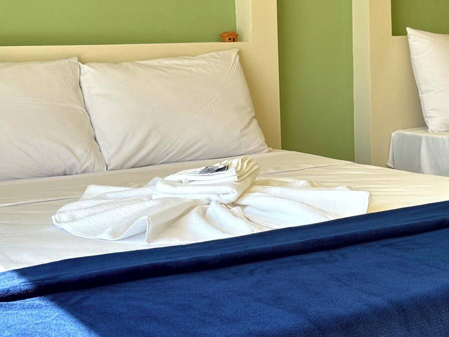 Superior Quadruple Room, 2 Double Beds, Balcony, Sea View | Minibar, desk, laptop workspace, free WiFi