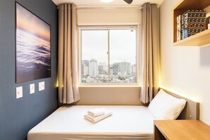 Soundproofing, iron/ironing board, free WiFi - Urban Barra Funda II (São Paulo)