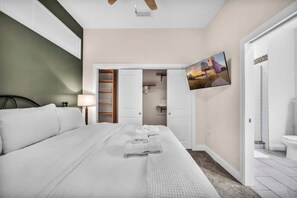 2 chambres, fer et planche à repasser, accès Internet, draps fournis