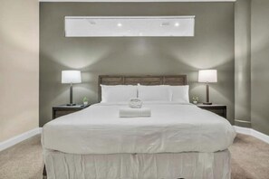 2 bedrooms, iron/ironing board, internet, bed sheets