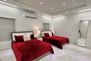 2 bedrooms, iron/ironing board, travel crib, free WiFi
