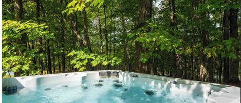 Idromassaggio all'aperto