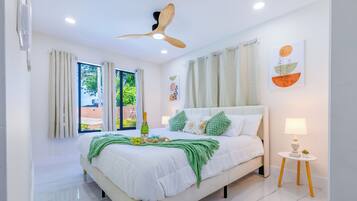 4 dormitorios, escritorio, wifi gratis y ropa de cama