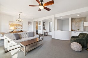TV, fireplace - Luxury Condo (Scottsdale)