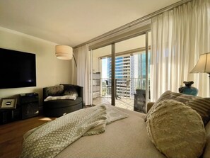 Smart TV, books, music library