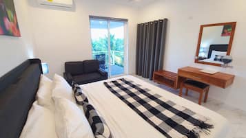 Family Villa, Balcony, Pool View | In-room safe, blackout curtains, iron/ironing board, free WiFi