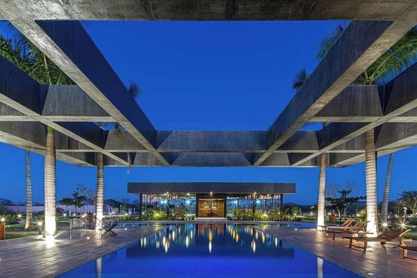 Alberca al aire libre 