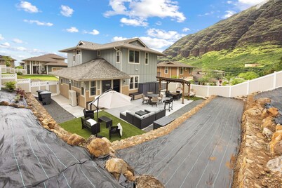 🌺🏄‍♀️ Villa Aloha · 4 Bedrooms, Pool, spa, Sleeps 12 Oahu Top New Home 🏝️🌸