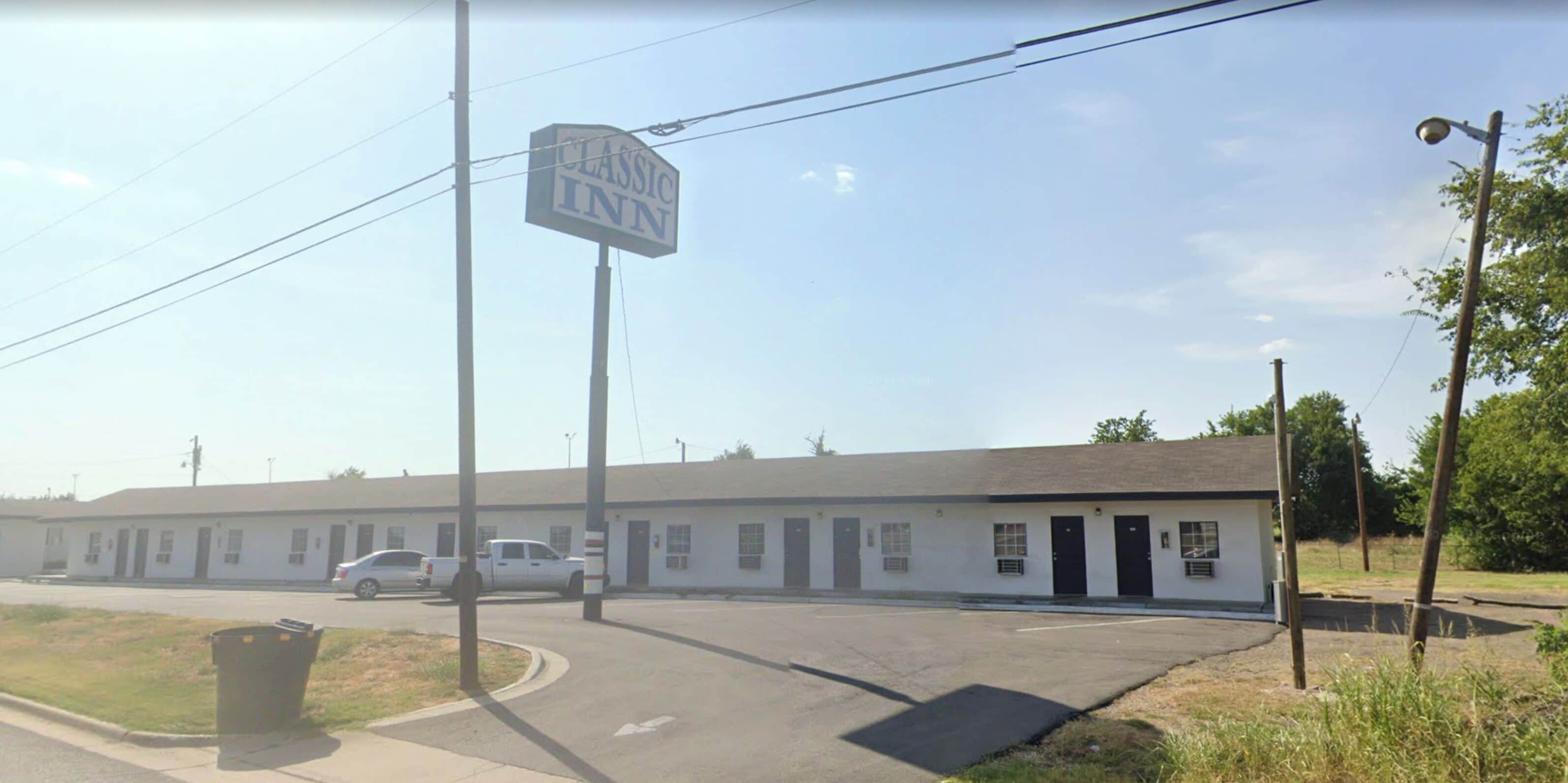 Majoituspaikan julkisivu