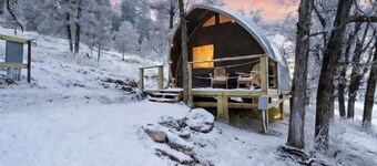 A Peaceful Winter Glamping Hideaway