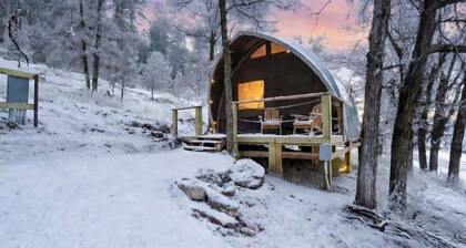 A Peaceful Winter Glamping Hideaway