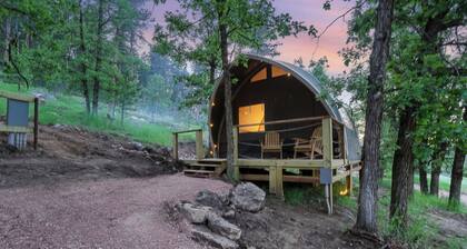 A Peaceful Winter Glamping Hideaway