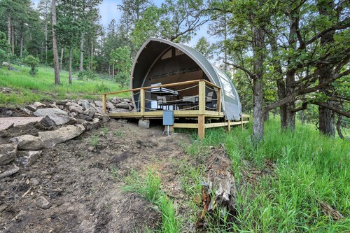 Winter Forest Glamping in the Black Hills