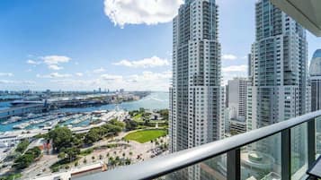 Blick von der Unterkunft