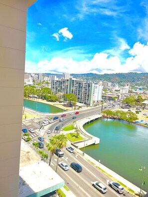 Utsikt fra overnattingsstedet