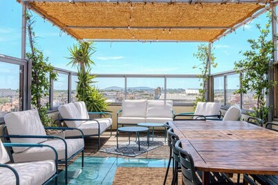 Là-Haut - Rooftop - Panorama sur la ville Parking