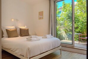 1 soverom, strykejern/-brett, wi-fi og sengetøy