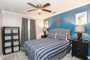 2 dormitorios, tabla de planchar con plancha, wifi gratis y ropa de cama