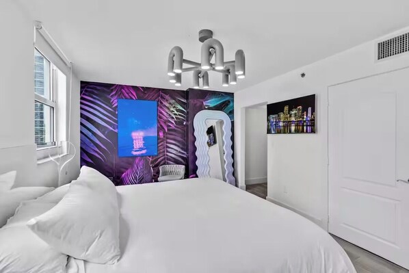 2 عدّة غرف نوم ومكواة/لوح كي وواي فاي مجانًا وملاءات أسرّة