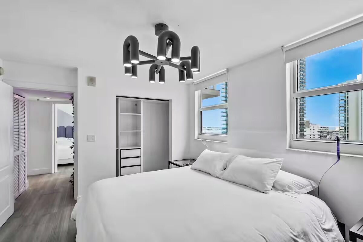 2 bedrooms, iron/ironing board, free WiFi, bed sheets