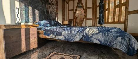 Deluxe tweepersoonskamer, niet-roken, uitzicht op tuin | Gratis wifi